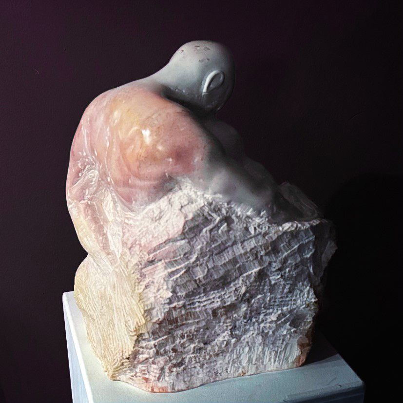 Silence - Kisii Stone - 35 x 25 x 20 cm