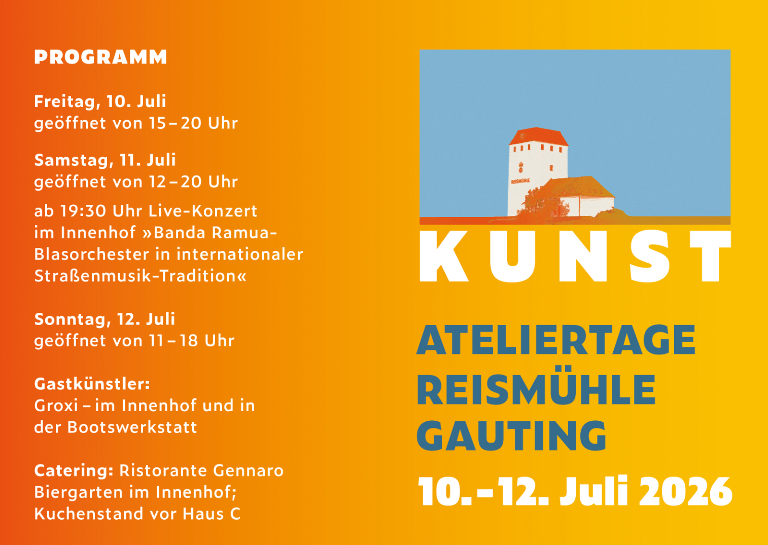 Reismühle Gauting | Areliertage 2026